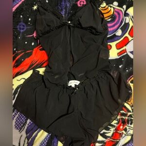 Black Sheer lingerie set size small